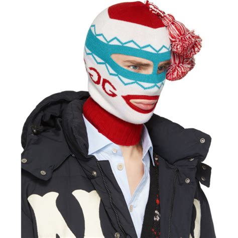 gucci white face|balaclava Gucci.